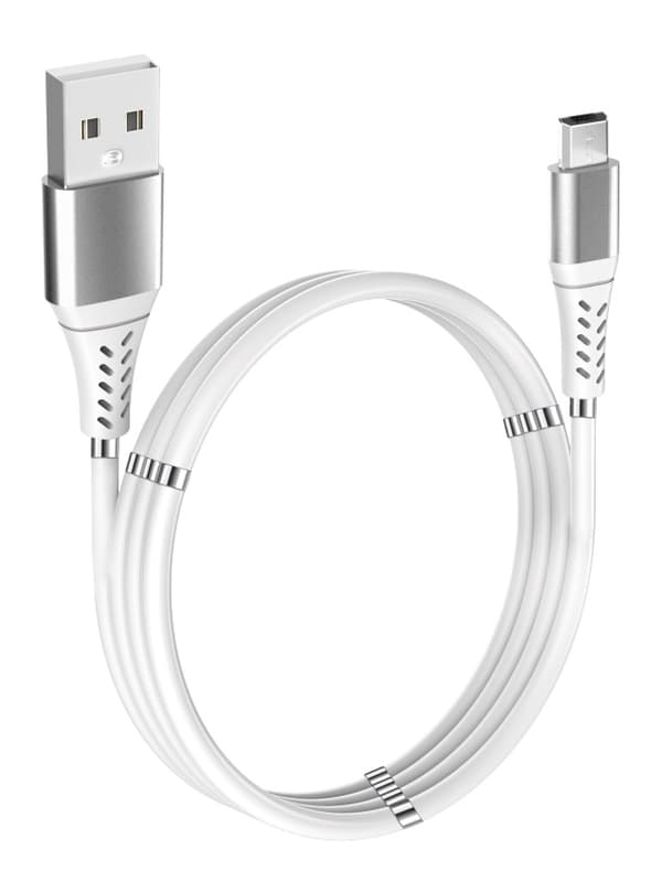 GADGETMONSTER Magneettinen USB-A-Micro USB-latauskaapeli, 1m