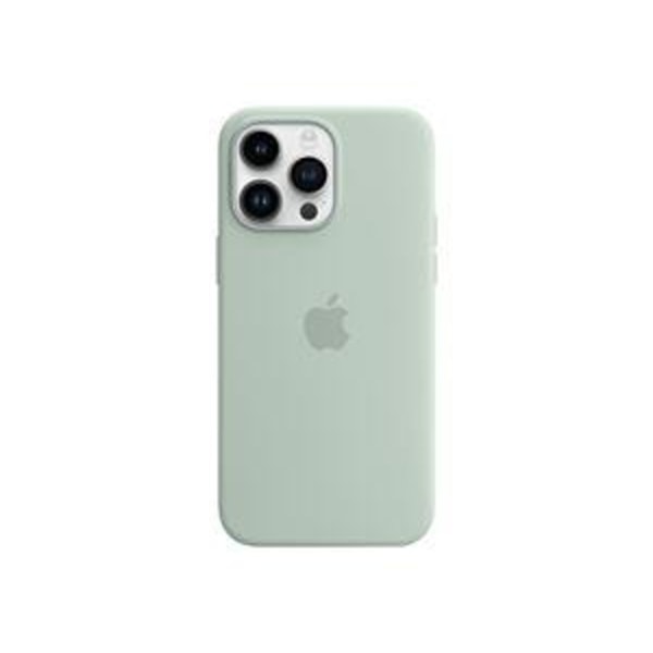 Apple iPhone 14 Pro Max Silicone Case with MagSafe - Succulent Grön