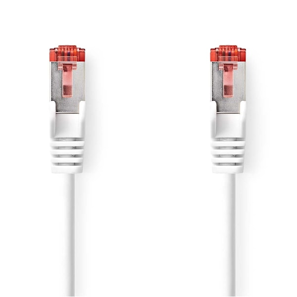 Nedis Kat 6 kabel | RJ45 Han | RJ45 Han | S/FTP | 20.0 m | Runde | LSZH | Hvid | Konvolut