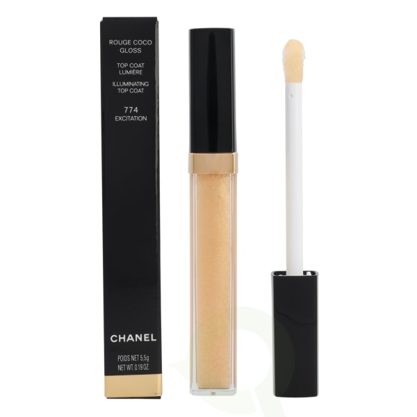 Chanel Rouge Coco Gloss Top Coat Lipgloss 5.5 gr #774 Excitation