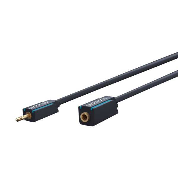 ClickTronic 3,5 mm AUX forlængerkabel, Stereo Premium kabel |