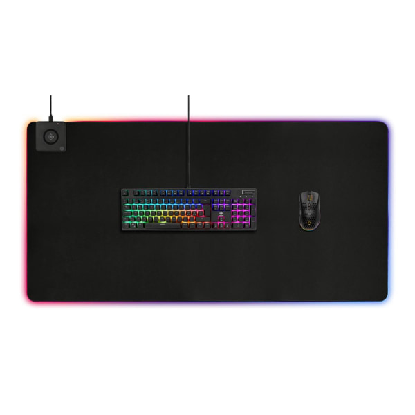 DELTACO GAMING DMP330 RGB mousepad, 10W wireless charging,1180x5