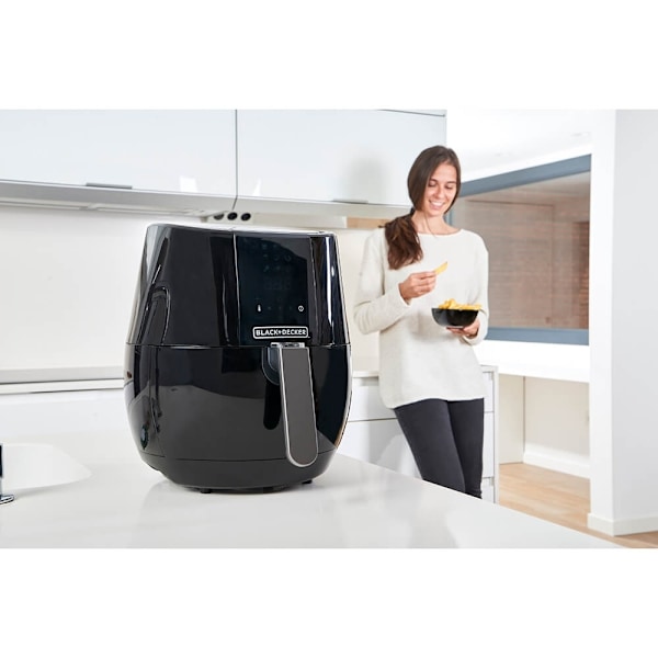 BLACK+DECKER Airfryer Digital Control 3,5L Sort