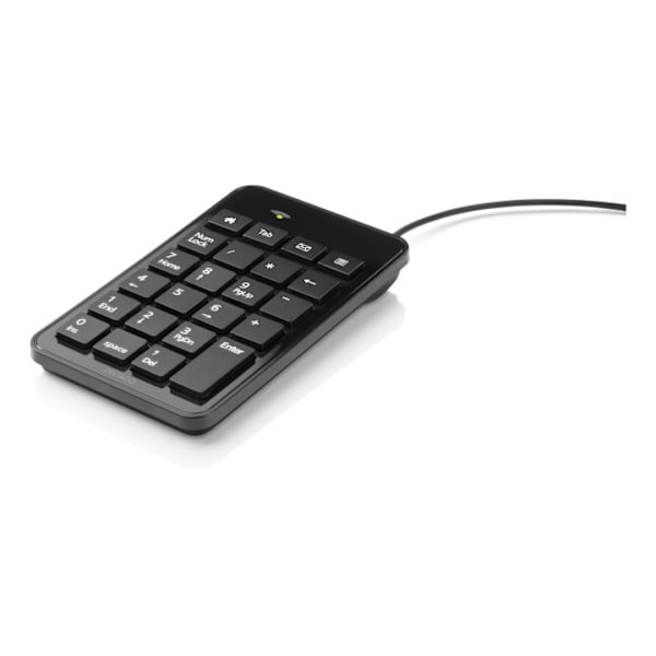 DELTACO USB-numeronäppäimistö, 23 painiketta, 4 pikanäppäintä, musta
