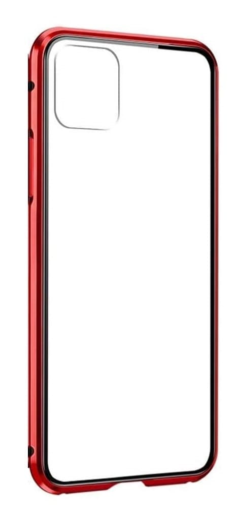 Mobilskal till iPhone 11 Pro Max, Röd/Transparent Transparent