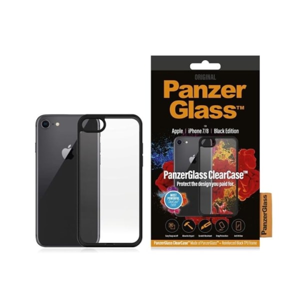 PanzerGlass 0227 Cover iPhone 7/8/SE 2020, gennemsigtig Transparent