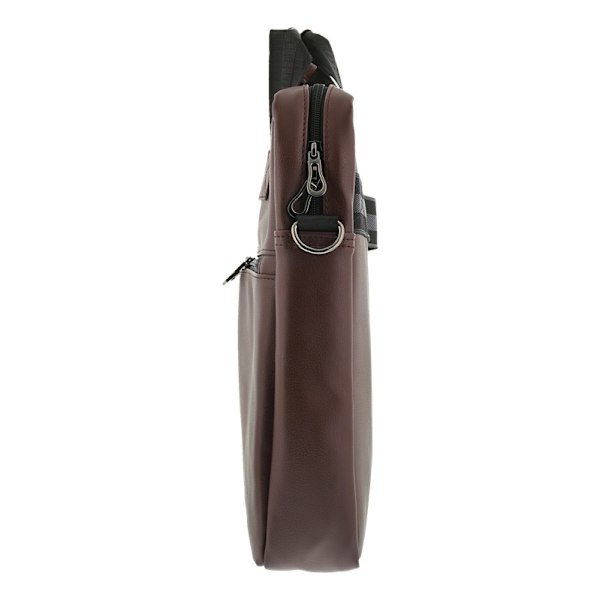DELTACO notebook bag, for 15.6" laptops, 6 pockets, brown