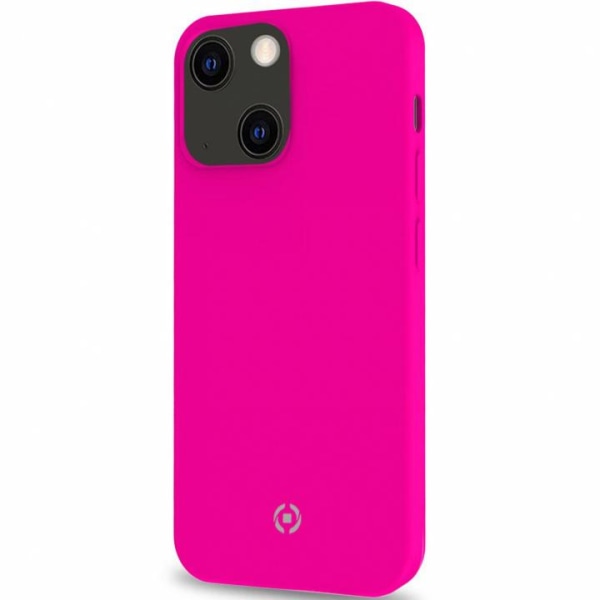 Celly Cromo Soft rubber case iPhone 13, Fluo Pink Rosa