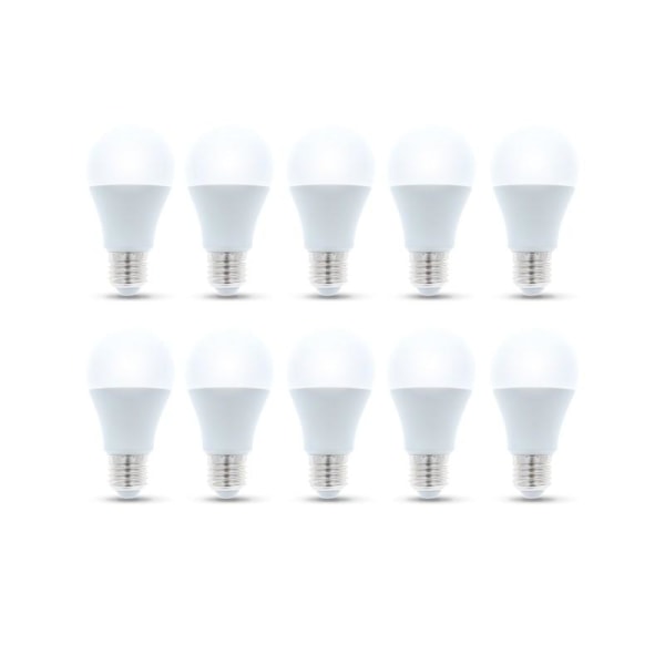 LED-Lampa E27, A60, 10W, 230V, 3000K 10-pack, Varmvitt