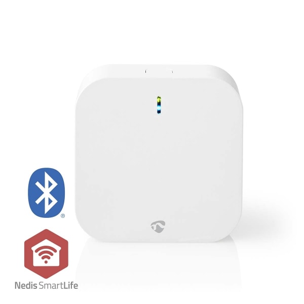 Nedis SmartLife Yhdyskäytävä | Bluetooth® / Zigbee 3.0 | 50 Laitetta | Verkkovirtakäyttöinen | Android™ / IOS | Valkoinen