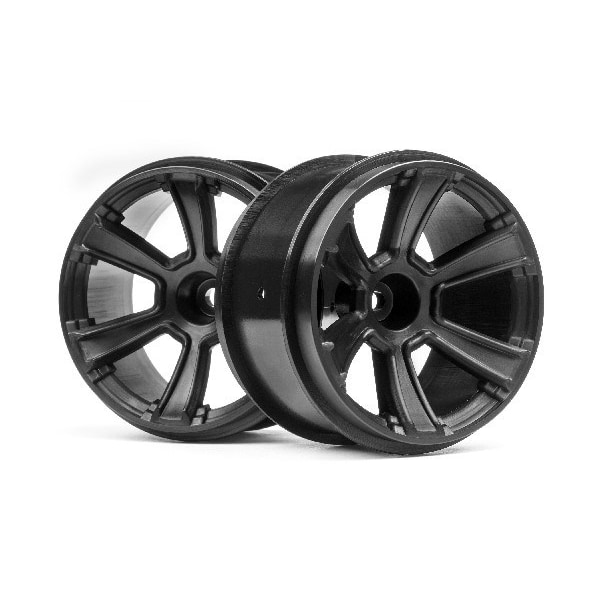 6-Shot Mt Wheel (Black/2Pcs)