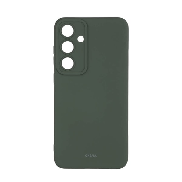 Onsala Mobilskal med Silikonkänsla Olive Green - Samsung S24+ 5G Grön