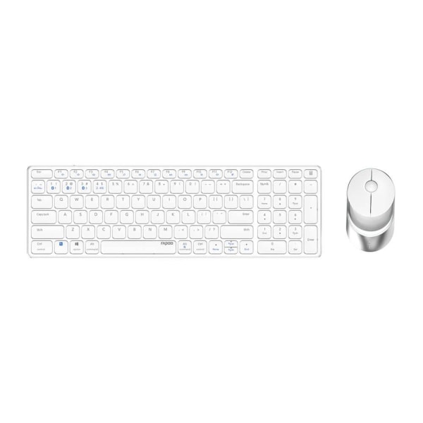Rapoo Tastatur/Muse Sæt 9750M Multi-Mode Trådløs Hvid 073a | 720 | Fyndiq