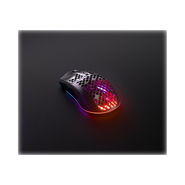 SteelSeries Aerox 3 2022 Edition Optisk Trådløs Kabling Sort
