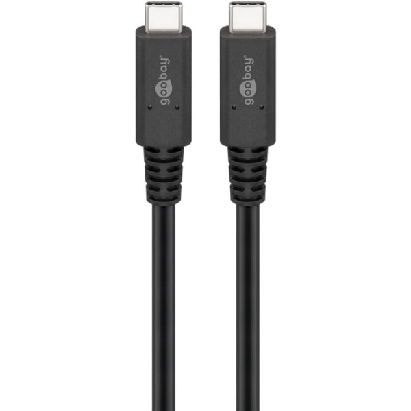 Goobay USB-C™-kabel USB4™ Gen 3x2, 0,8 m USB-C™-kontakt > USB-C™