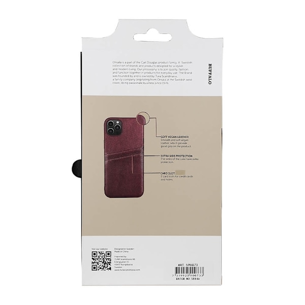 Buffalo Cover PU Brun - iPhone 14 Plus Brun