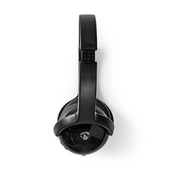 Nedis Trådlösa On-Ear hörlurar | Maximal batteritid: 8 timmar | Inbygd mikrofon | Tryck på Kontroll | Stöd för röststyrning | Volymkontroll Svart