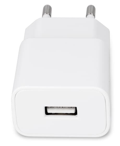Maxlife Väggladdare MXTC-01 USB (1A) + Lightning-kabel, vit