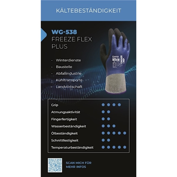 Wonder Grip WG-538 Byggeplads, Landbrug, Affaldsindustri, Køletransport, Vintertjenester, M/8