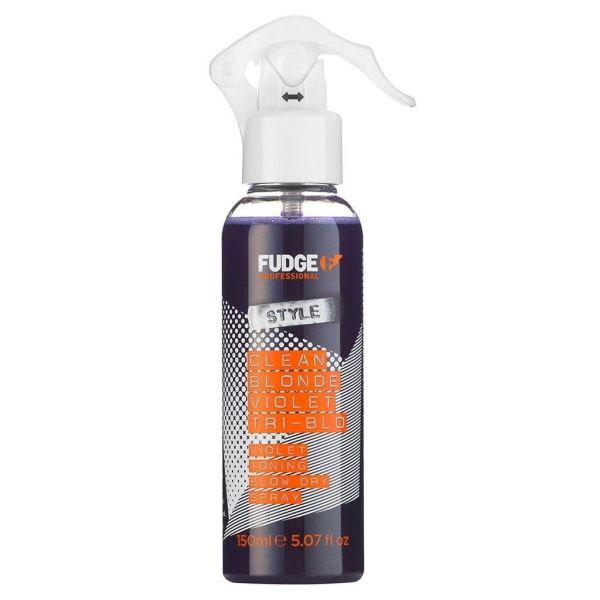 Fudge Clean Blonde Violet Tri-Blo Violet Toning Blow Dry Spray 1