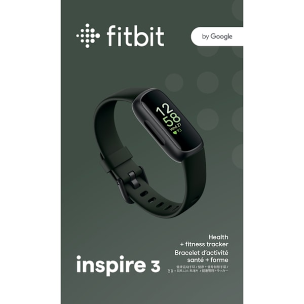 Fitbit Inspire 3, Black/Midnight Zen