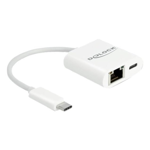 Delock USB Type-C™ Adapter zu Gigabit LAN 10/100/1000 Mbps mit P