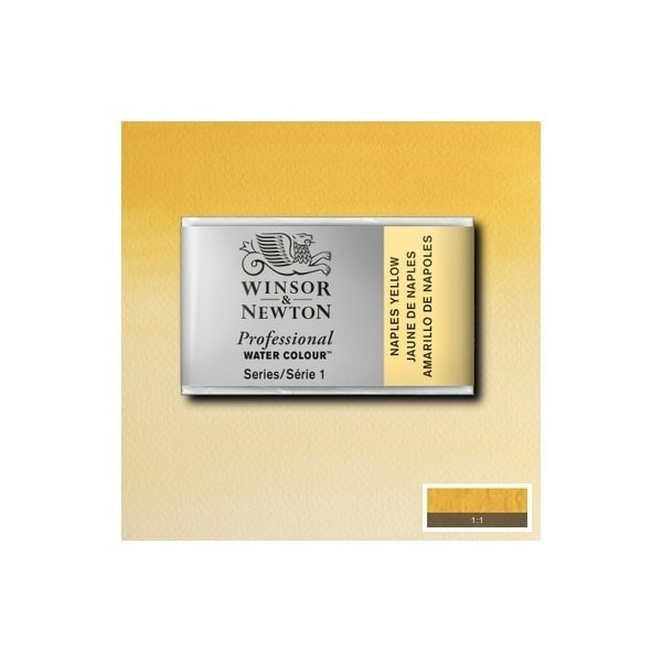 Prof Water Colour Pan/W Naples Yellow 422