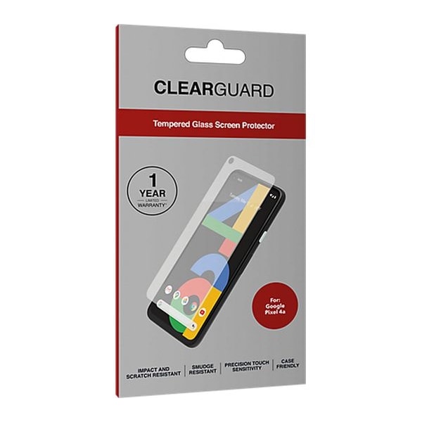 ZAGG ClearGuard Glass Google Pixel 4A -näytönsuojus Transparent