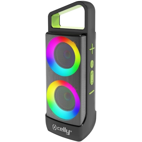 Celly Groovergb Trådlös högtalare RGB 10W musta