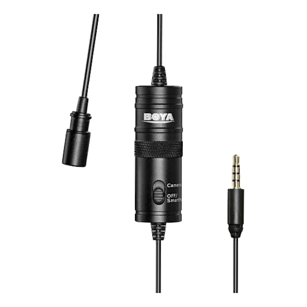 BOYA BY-M1 omnidirektionel lavaliermikrofon Smartph/DSLR/Camcor