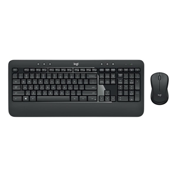 Logitech MK540 Advanced Wireless Combo Sort, Hvid