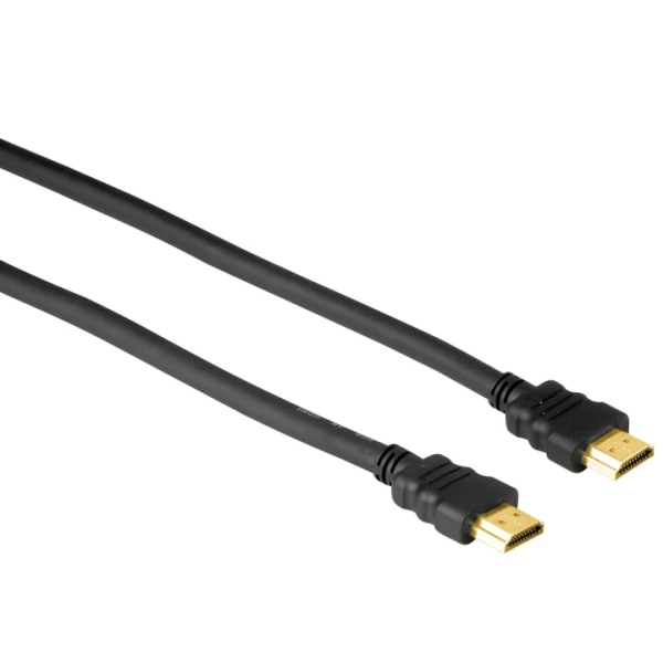 HAMA HDMI Ethernet High Speed Kabel 2,0m Sort Guldbelagt TL