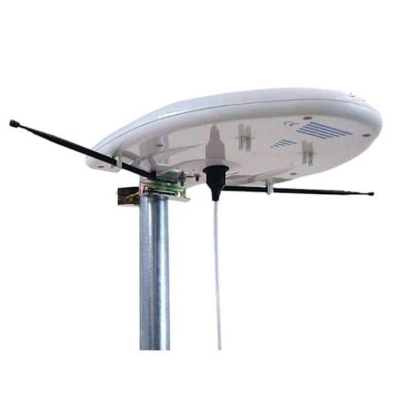 DVB-T/T2 - DAB+ Ulkoantenni Vahvistimella 20 dB FM / VHF / UHF