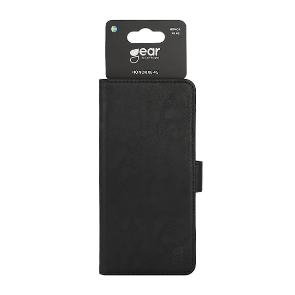 GEAR Wallet Case Sort - Honor X6 4G Svart