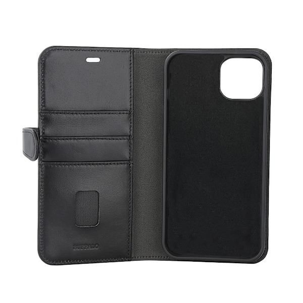 Buffalo Wallet 2-i-1 3 Kort MagSeries Sort - iPhone 15 Plus Svart