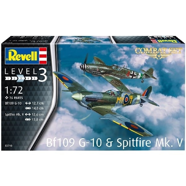 Revell 1:72 Combat Set Bf109G-10 & Spitfire Mk.V