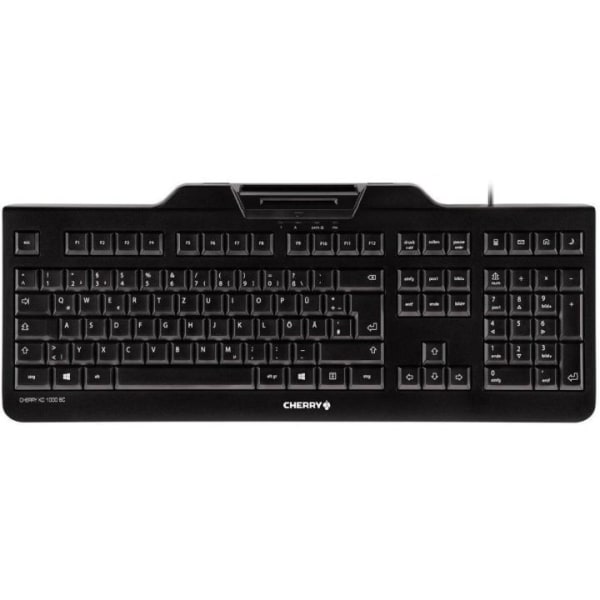 Cherry KC 1000 SC - tastatur med indbygget kreditkortlæser, ISO 7810,