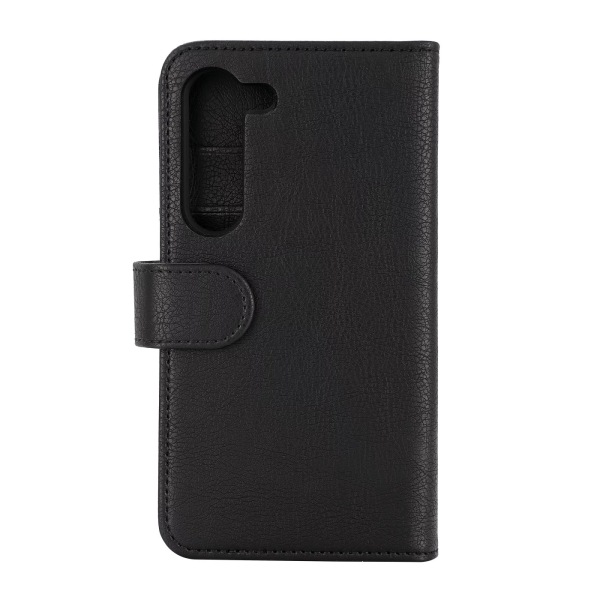 Essentials Samsung Galaxy S23 PU wallet, detachable, black Svart