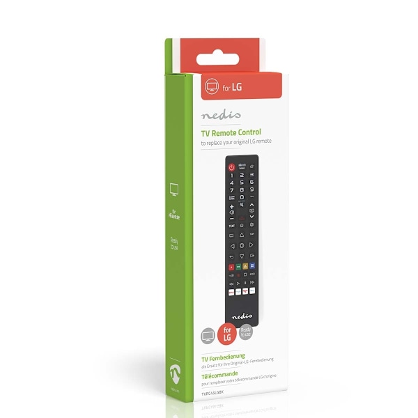 Nedis Ersättnings Fjärrkontroll | Passar till: LG | Förprogrammerad | 1 Enhet | Amazon Prime / Disney + Button / Netflix Knapp / Rakuten TV Button | I