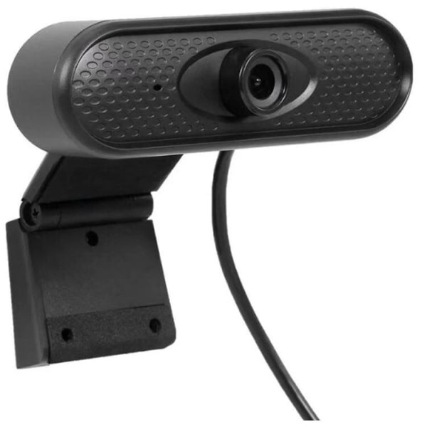 Webbkamera med inbyggd mikrofon, 1920x1080P, Svart