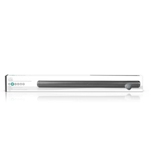Nedis Soundbar | 2.0 | DSP | 135 W | 1x 3.5 mm / 1x Coax Audio / 1x Optinen / 1x USB | 1x HDMI (tukee ARC) | Bluetooth® | Kiinnitettävä | Musta / Tumm