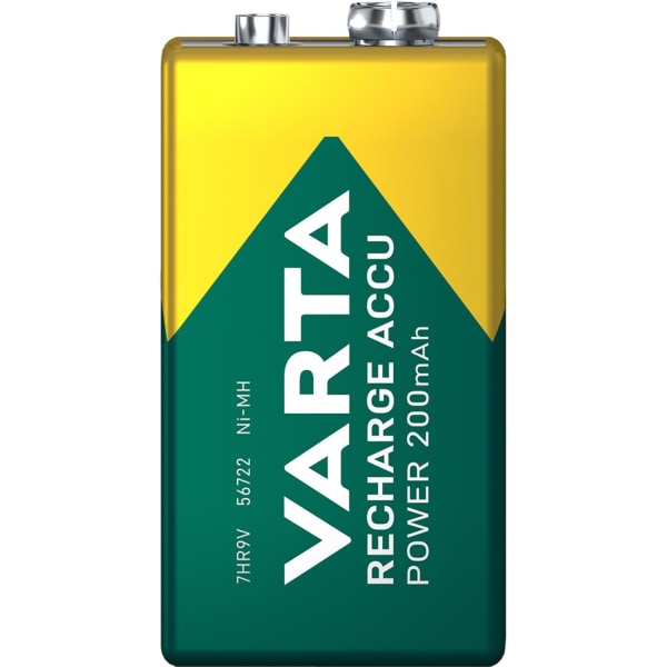 Varta Laddningsbart batteri 9V 200 mAh 1-pack