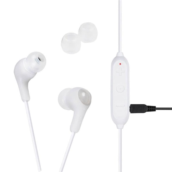 JVC Hörlur FX9BT Gumy In-Ear Trådlös Mic Vit Vit