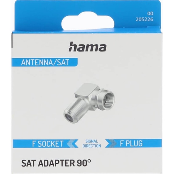 HAMA Adapter Satellite Receiver F-Plug to F-Socket