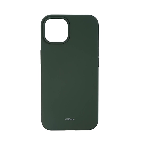 Onsala Suojakuori Silikooni Olive Green - iPhone 13/14 Grön