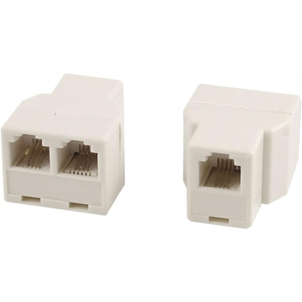 RJ11 Splitter 1-2 netværksstik