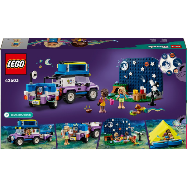 LEGO Friends 42603 - Autocamper til stjernekiggeri