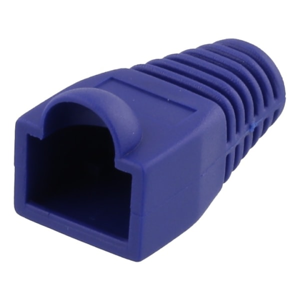 DELTACO RJ45 brytskydd, för kablage med 5,6mm i diameter, blå, 20-pack
