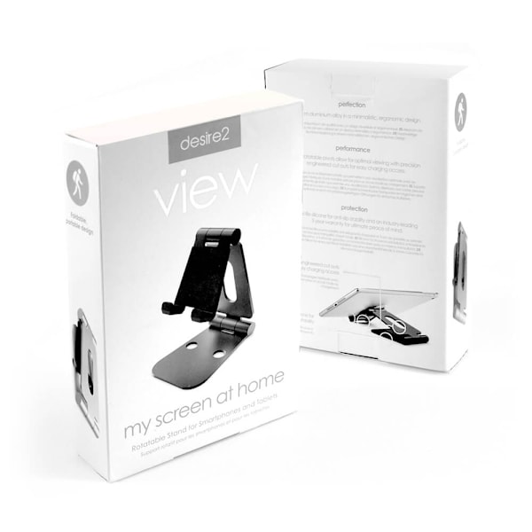 desire2 Skrivebords Stander Tablets og Mobil Sort