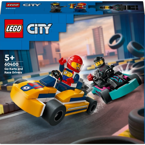 LEGO City Great Vehicles 60400  - Go-Kart-autot ja kilpakuljetta